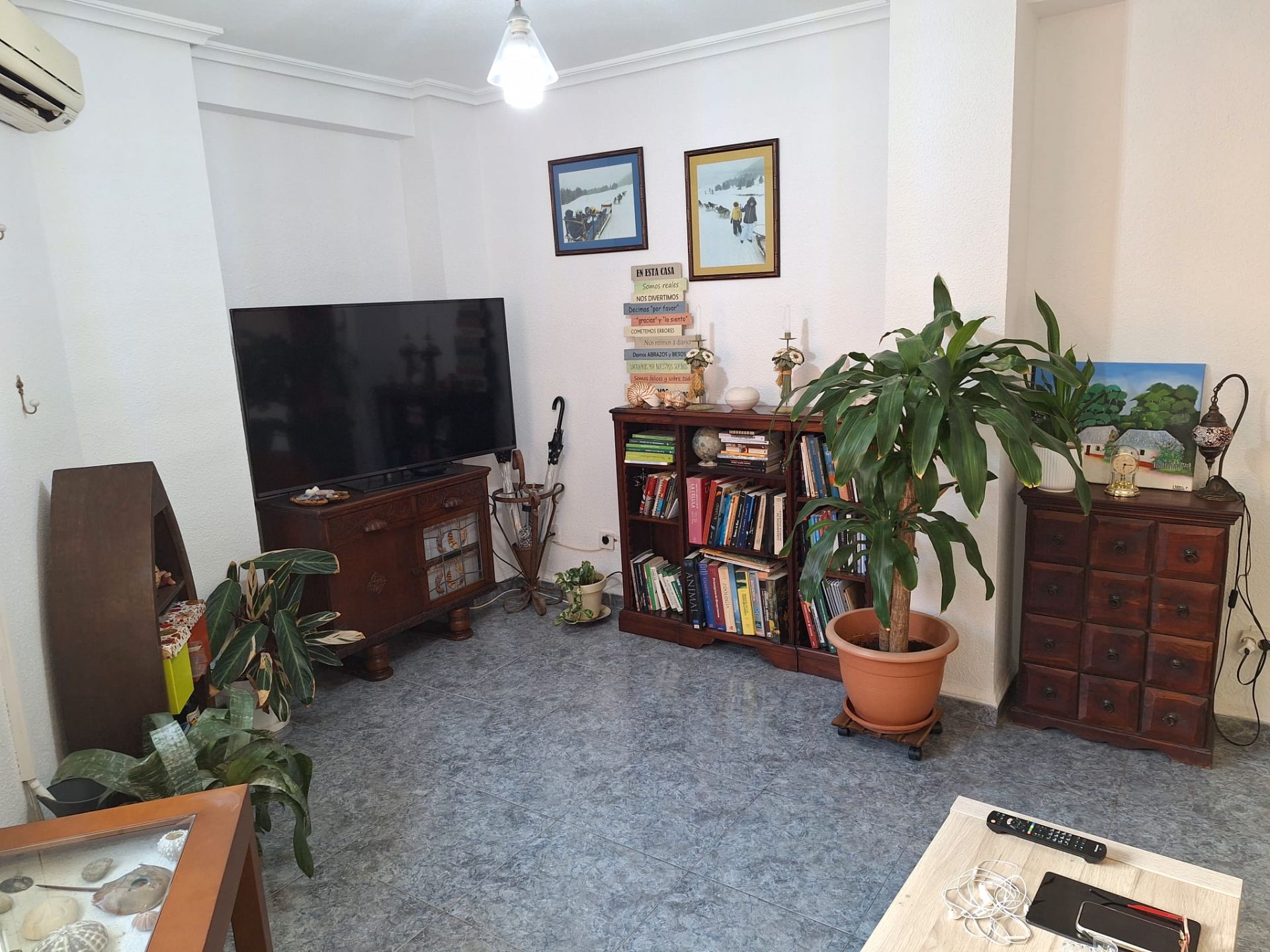 Sala d'estar de Pis en venda en San Vicente del Raspeig / Sant Vicent del Raspeig amb Aire condicionat i Forn