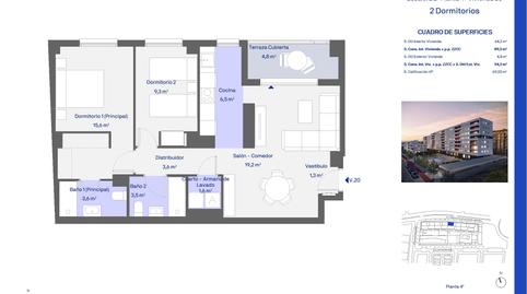 Photo 2 from new construction home in Flat for sale in Giusseppe Verdi, 101, San José - Los Metales, Valencia