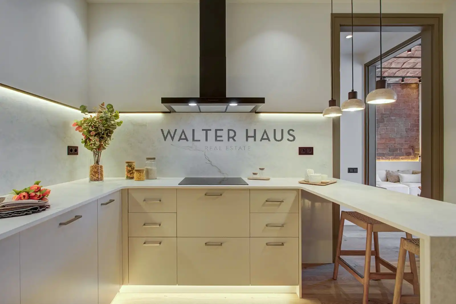 Cocina de Piso en venta en Barcelona con Aire acondicionado, Amueblado y Horno