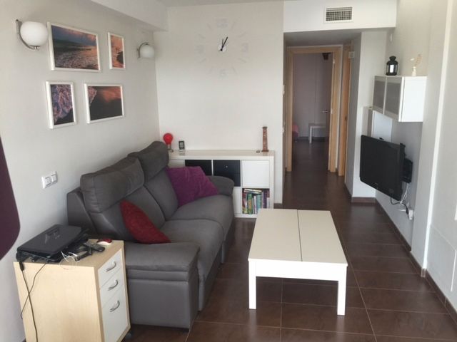 Living room of Flat for sale in  Tarragona Capital  with Air Conditioner, Terrace and Storage room