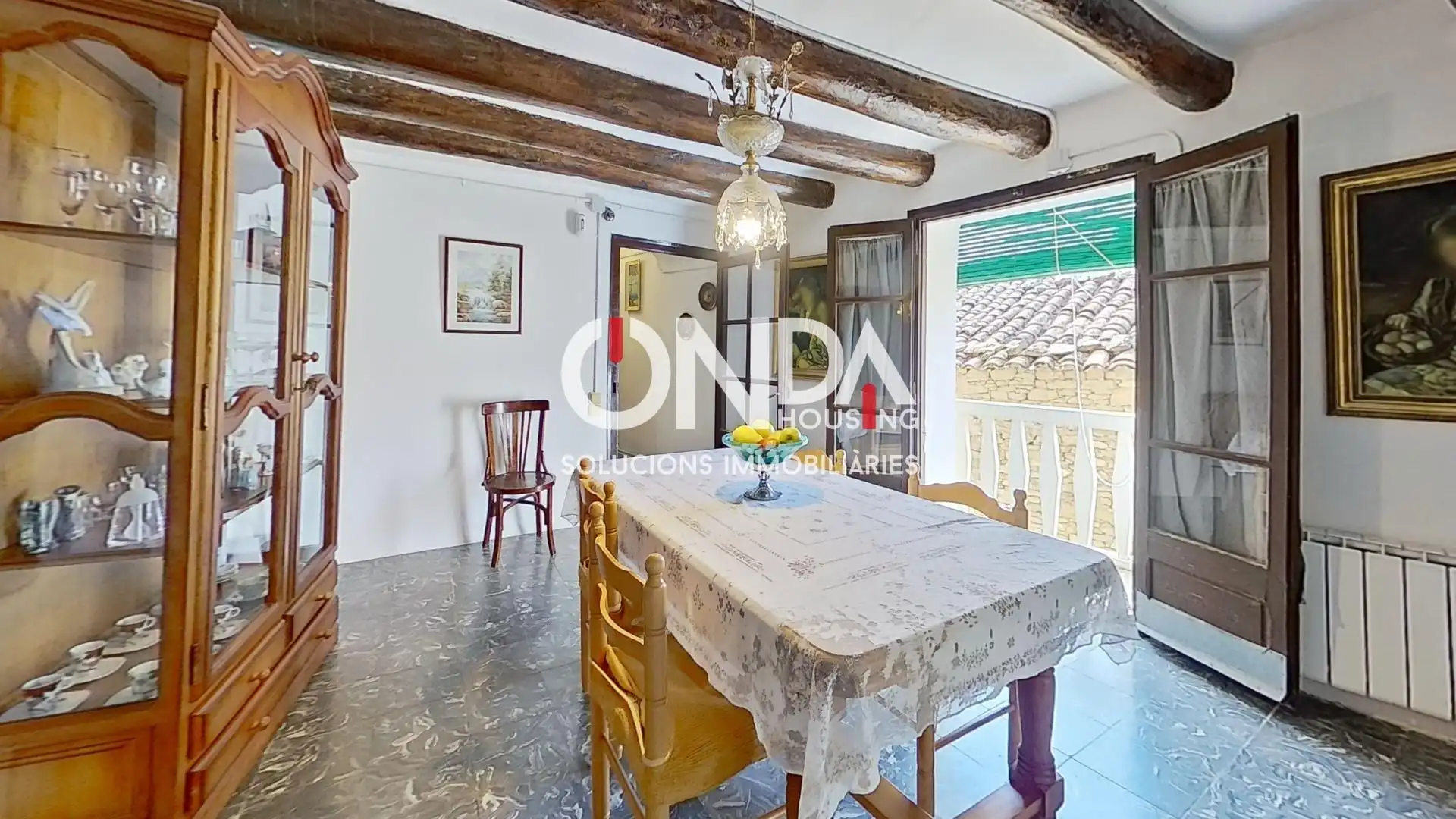 Dining room of Houses for sale in Àger  with Heating, Terrace and Storage room