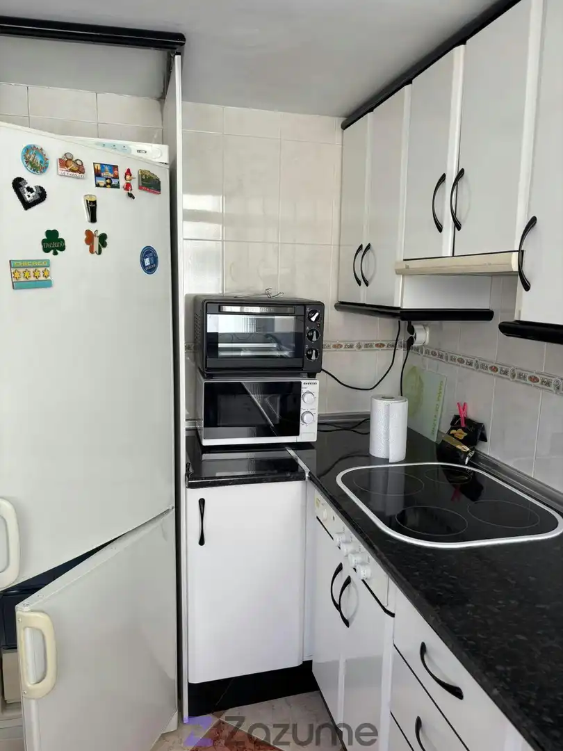 Kitchen of Flat for rent in Granada  with Air Conditioner, Heating and Furnished