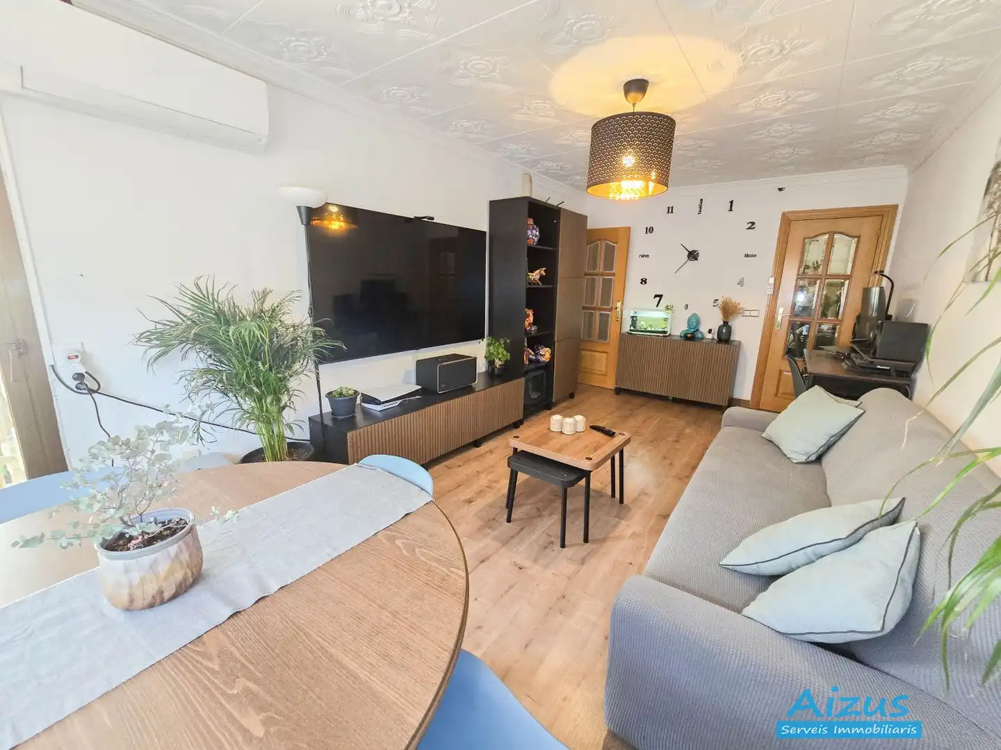 Sala de estar de Piso en venta en Ripollet con Aire acondicionado, Horno y Balcón