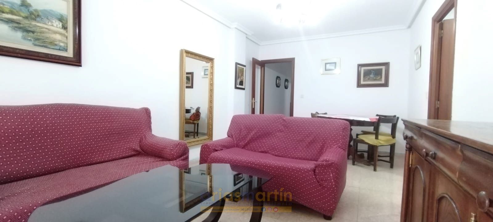 Living room of Flat to rent in Salamanca Capital  with Heating, Terrace and Furnished