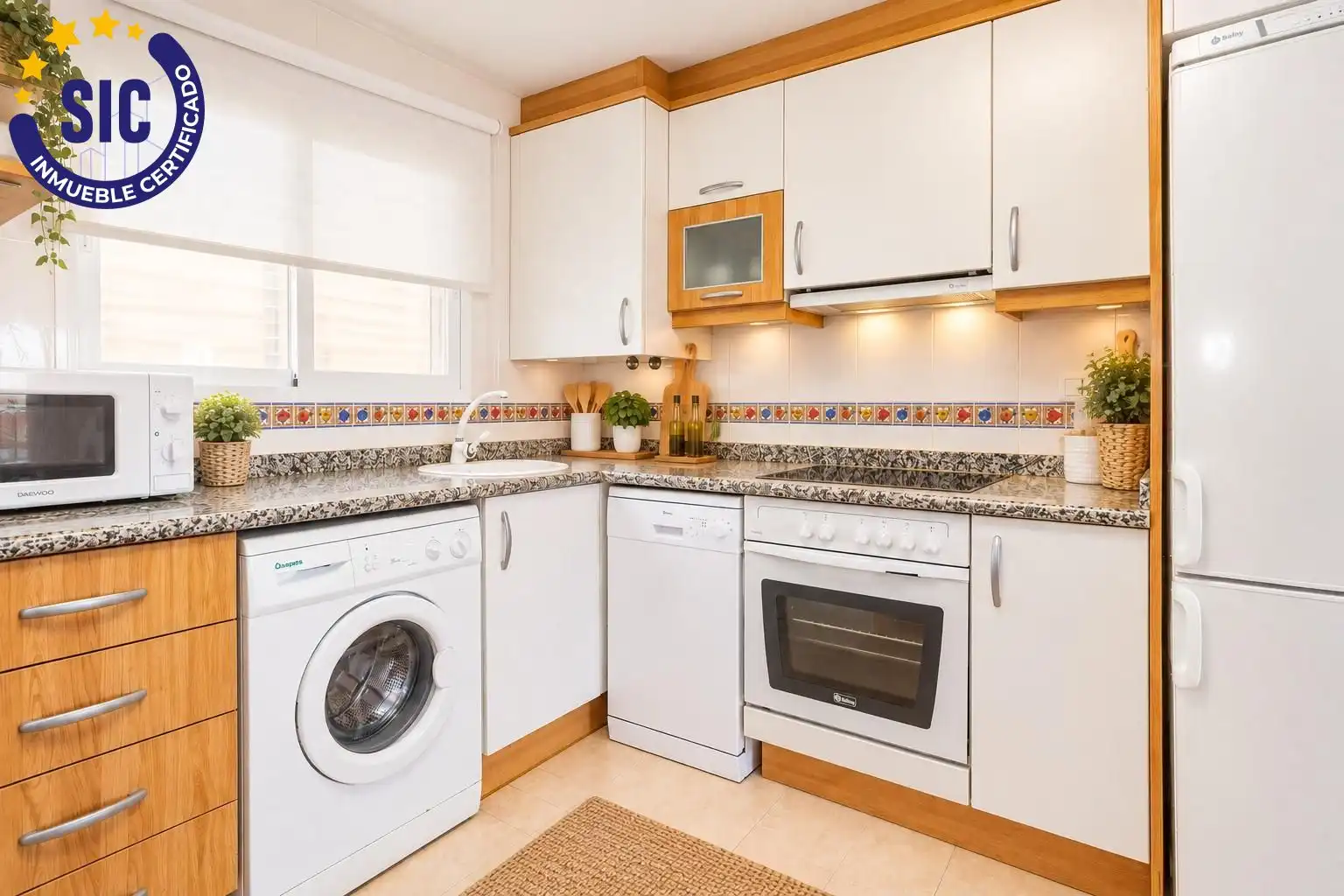 Cuina de Apartament en venda en Peñíscola / Peníscola amb Terrassa, Moblat i Piscina comunitària
