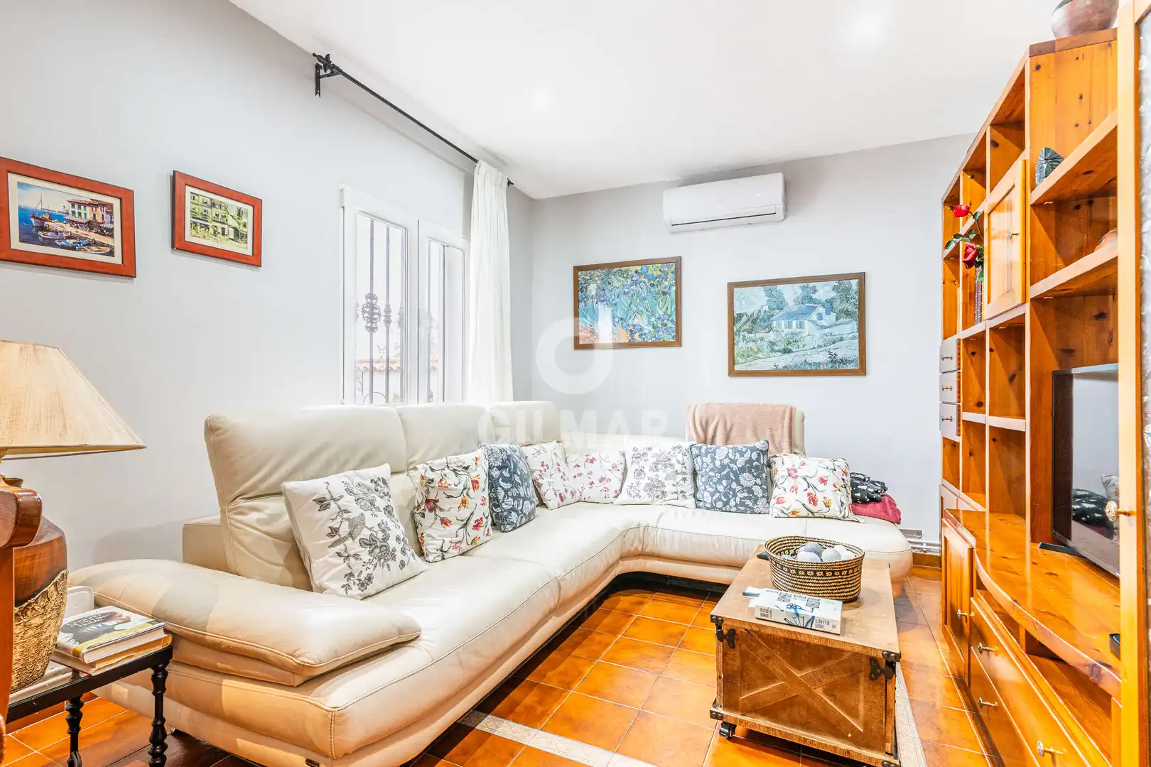 Living room of Detached homes for sale in Madrid  with Heating, Private garden and Swimming Pool