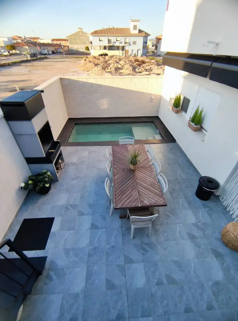 Terraza de Casa o chalet en venta en Las Torres de Cotillas con Aire acondicionado, Calefacción y Jardín privado