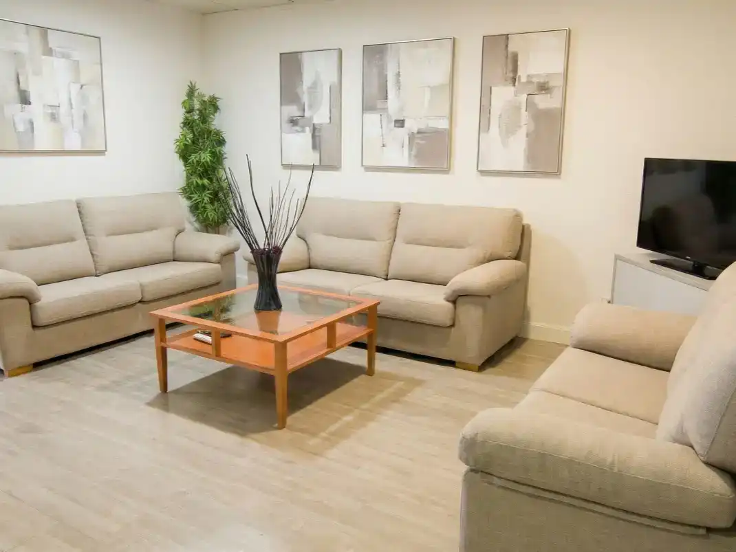 Sala d'estar de Casa o xalet per a compartir en Fuencarral - El Pardo