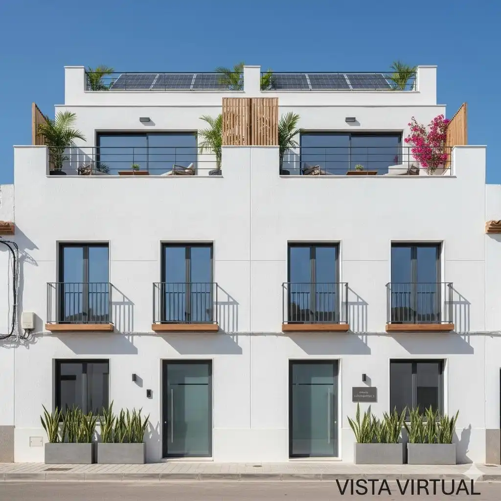Vista exterior de Casa adosada en venta en La Algaba