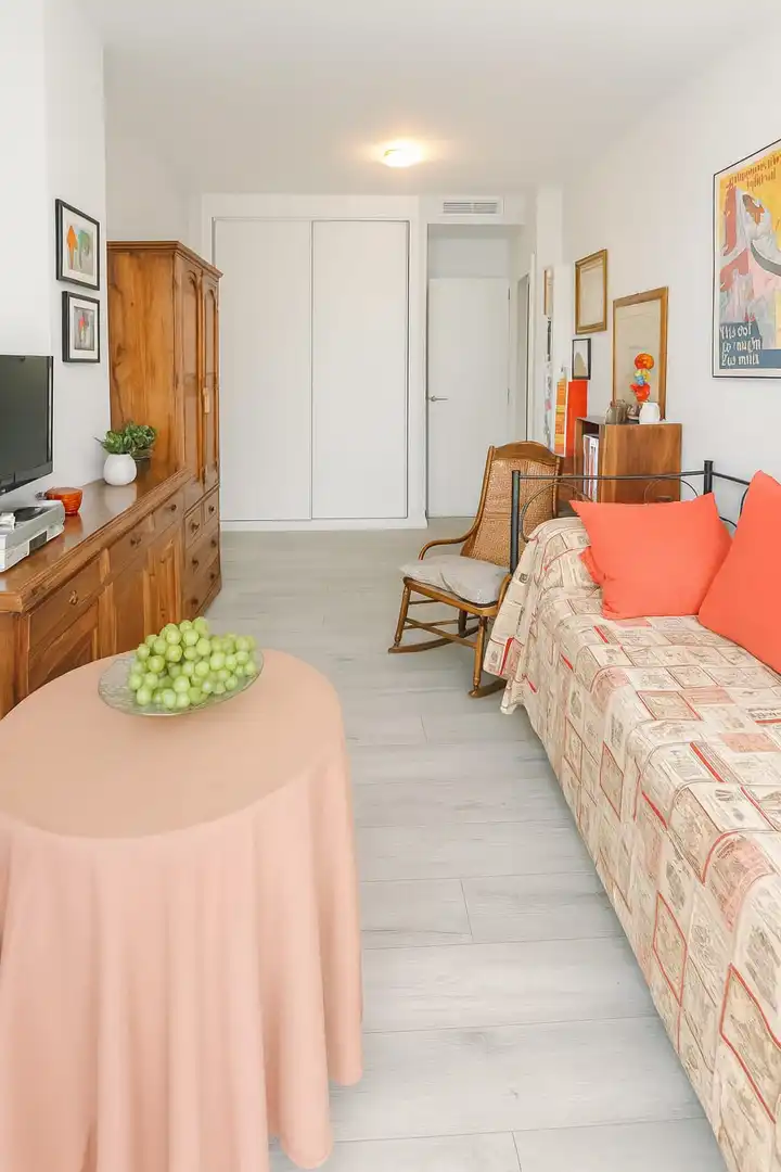 Sala d'estar de Apartament en venda en Sant Joan d'Alacant amb Aire condicionat, Calefacció i Terrassa