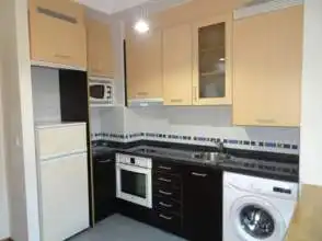 Kitchen of Flat for rent in Gijón   with Heating, Parquet flooring and Furnished