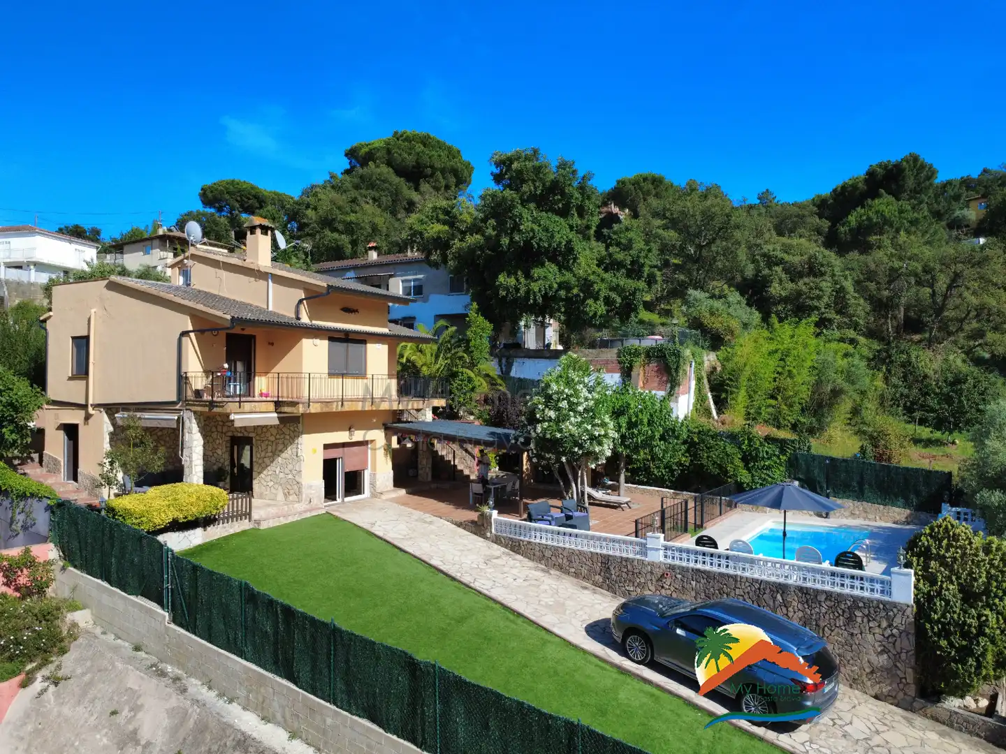 Vista exterior de Casa o xalet en venda en Maçanet de la Selva amb Jardí privat, Terrassa i Traster