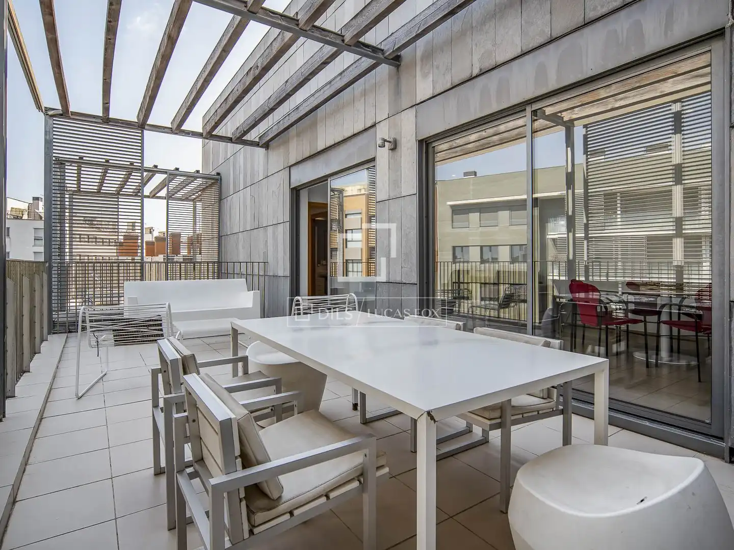 Terrasse von Dachboden zum Verkauf in Barcelona mit Klimaanlage, Heizung und Terrasse