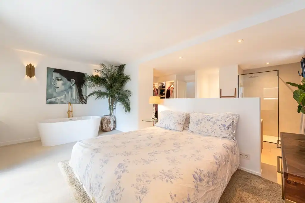 Bedroom of Detached homes for sale in Pollença  with Air Conditioner, Heating and Private garden