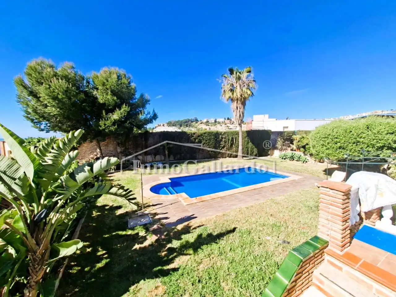 Garden of Houses for sale in Málaga  with Air Conditioner, Private garden and Parquet flooring