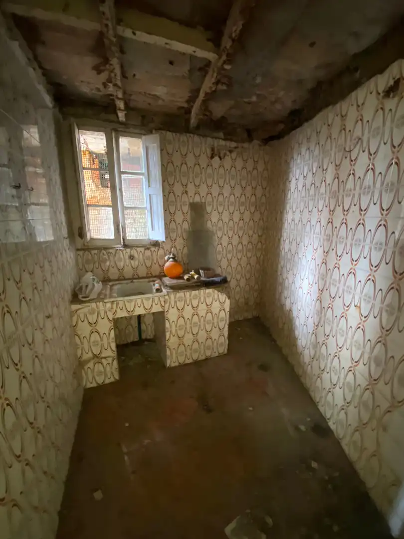 Cocina de Casa o chalet en venta en Langreo con Jardín privado
