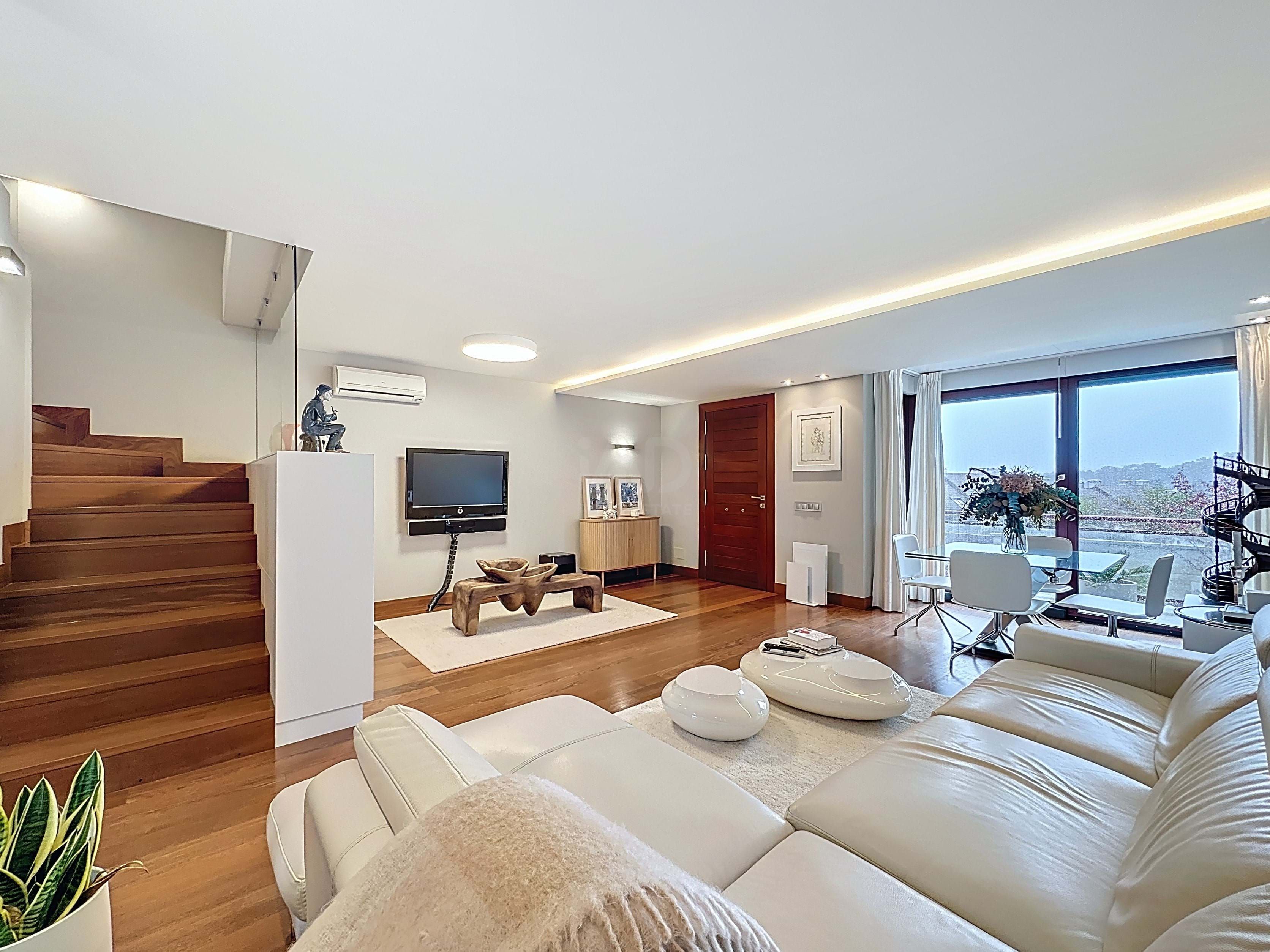 Sala de estar de Casa o chalet en venta en O Grove   con Aire acondicionado, Calefacción y Terraza