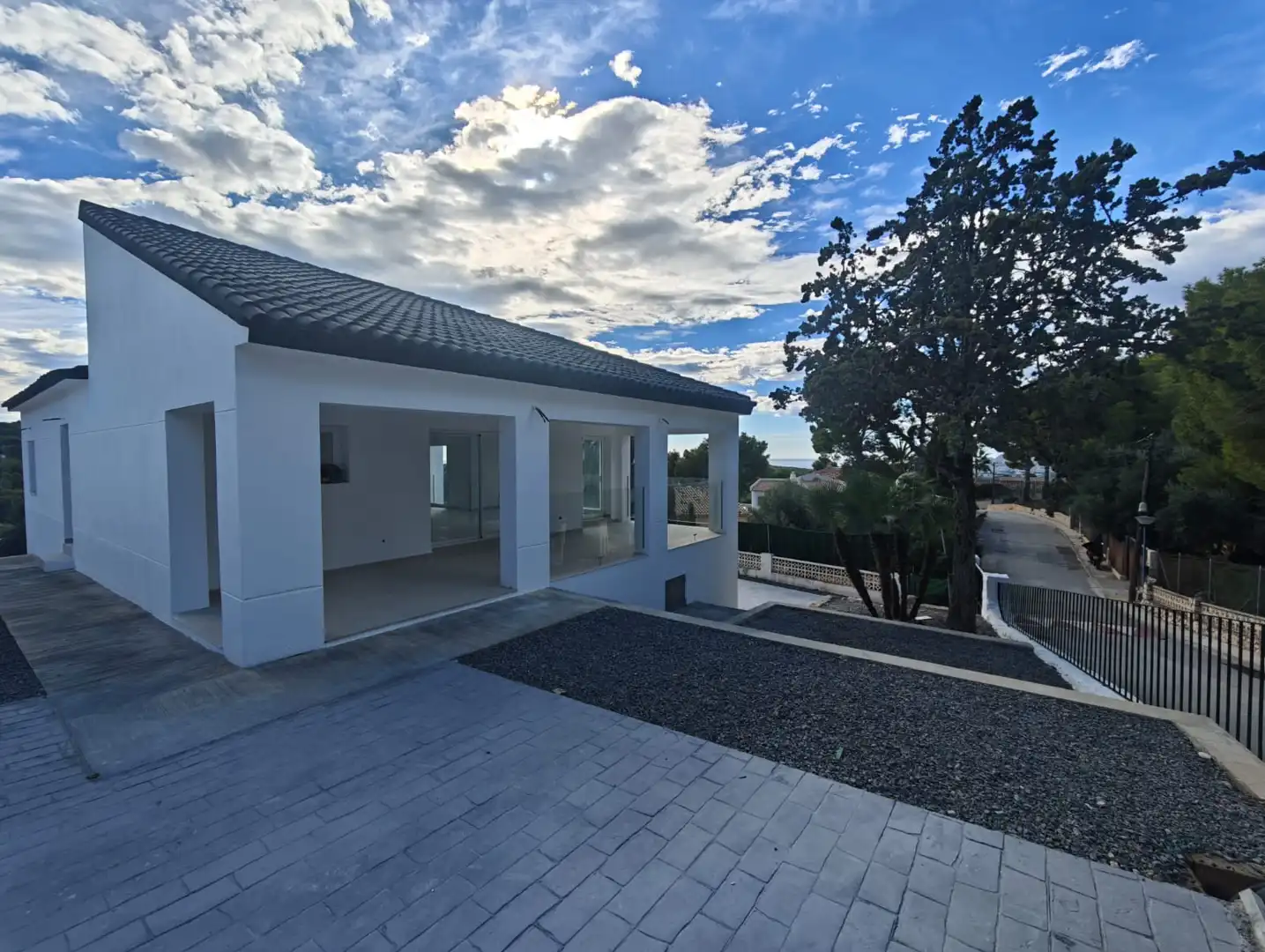 Vista exterior de Casa o chalet en venta en Altea con Jardín privado, Terraza y Piscina