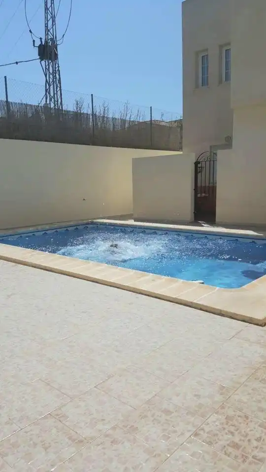 Piscina de Casa adosada en venda en Antas amb Aire condicionat, Terrassa i Piscina
