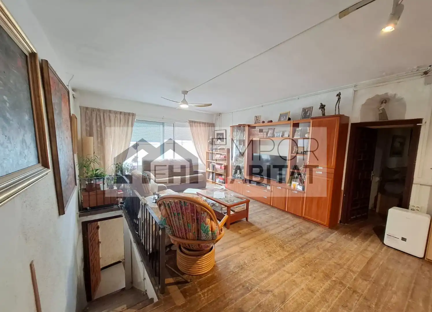 Wohnzimmer von Einfamilien-Reihenhaus zum Verkauf in Llançà mit Klimaanlage, Heizung und Terrasse