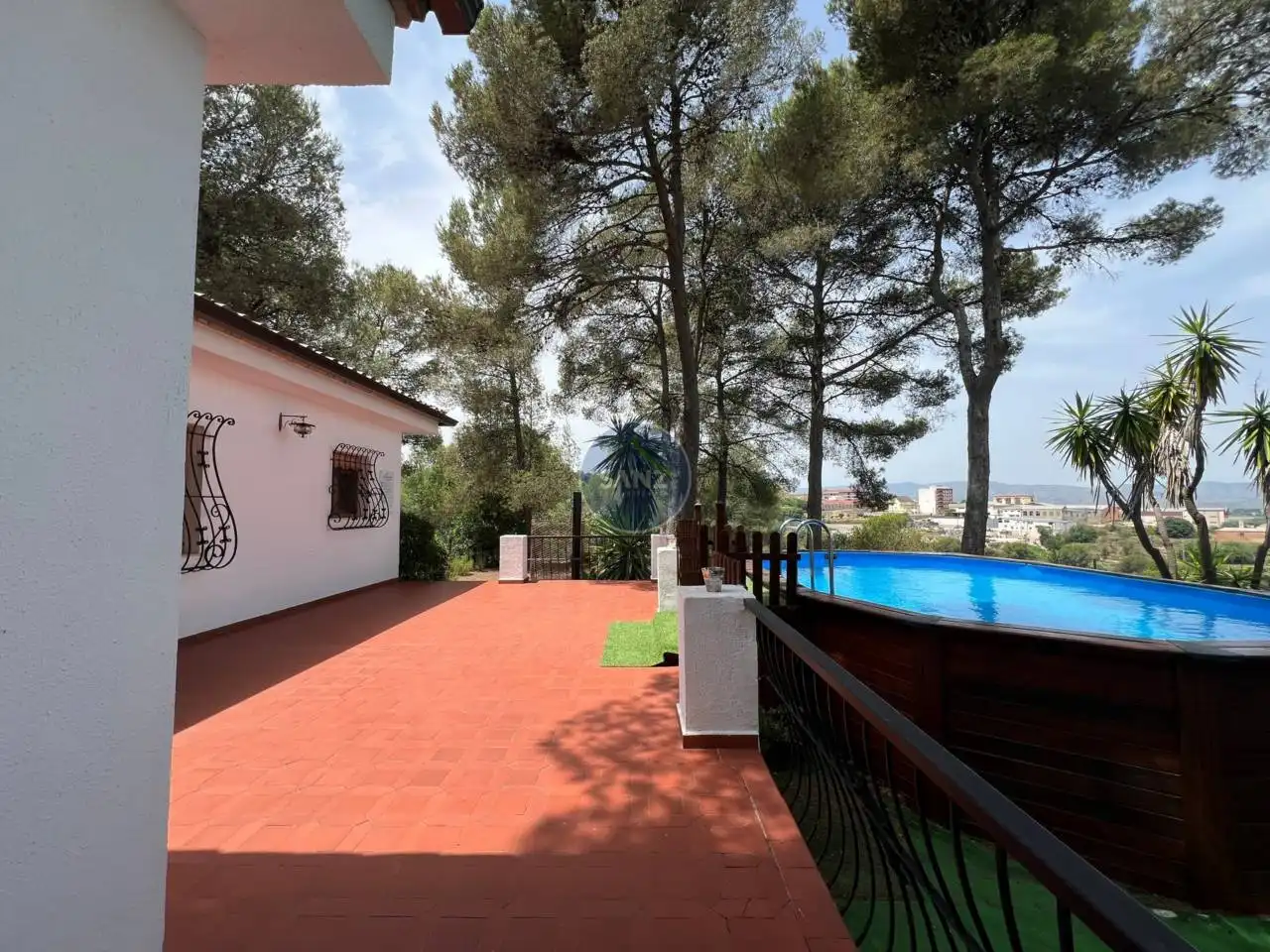 Terrassa de Casa o xalet en venda en Agullent amb Jardí privat i Piscina