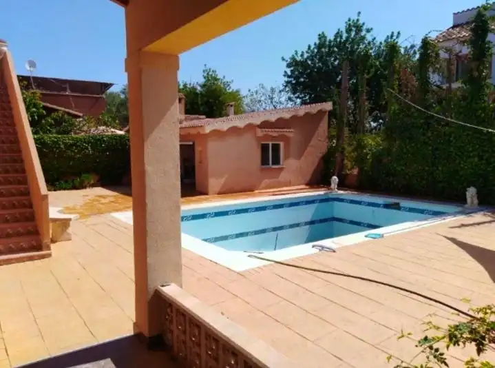 Piscina de Casa o chalet de alquiler en Bunyola con Aire acondicionado, Calefacción y Jardín privado