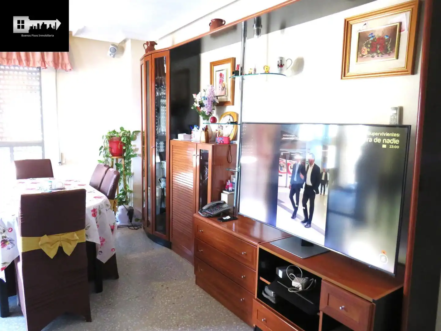 Sala de estar de Piso en venta en Alicante / Alacant con Aire acondicionado, Calefacción y Jardín privado
