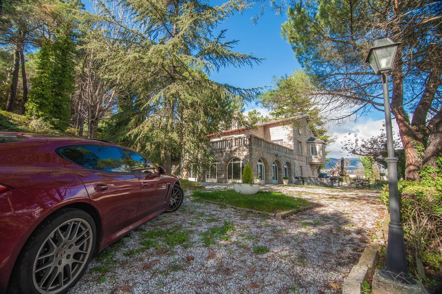 Exterior view of Country house for sale in Guadarrama  with Air Conditioner, Heating and Private garden