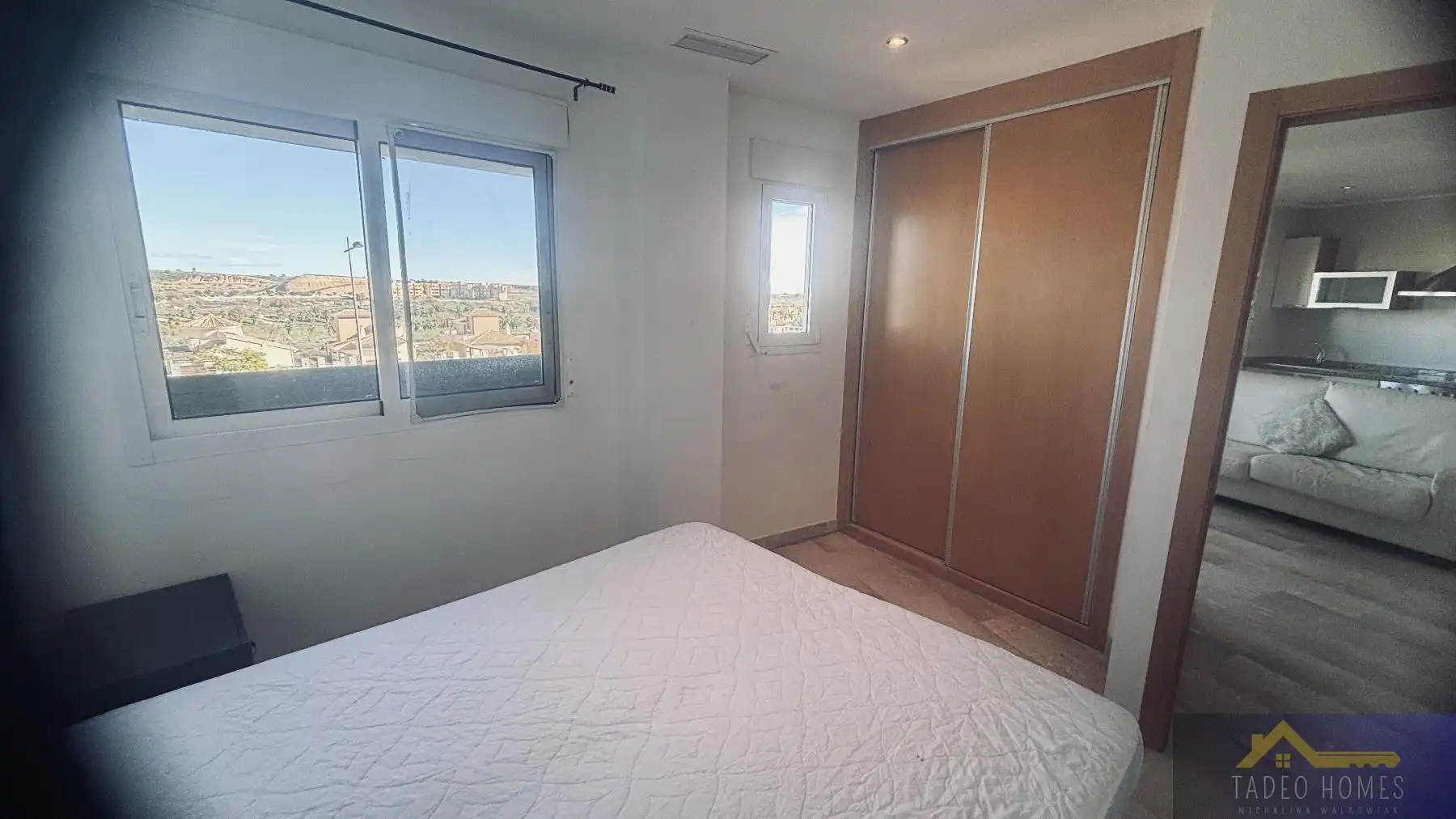 Bedroom of Apartments for rent in Murcia  with Air Conditioner, Heating and Terrace