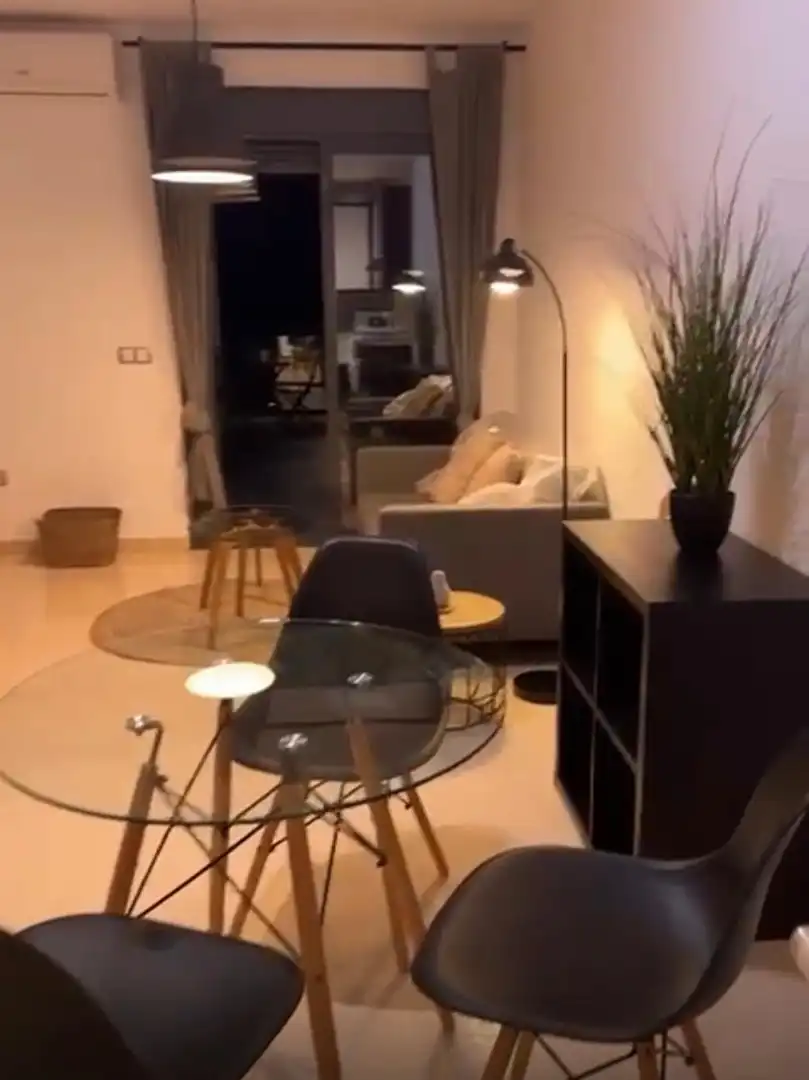 Wohnzimmer von Wohnung zur Miete in Vícar mit Gemeinschaftspool