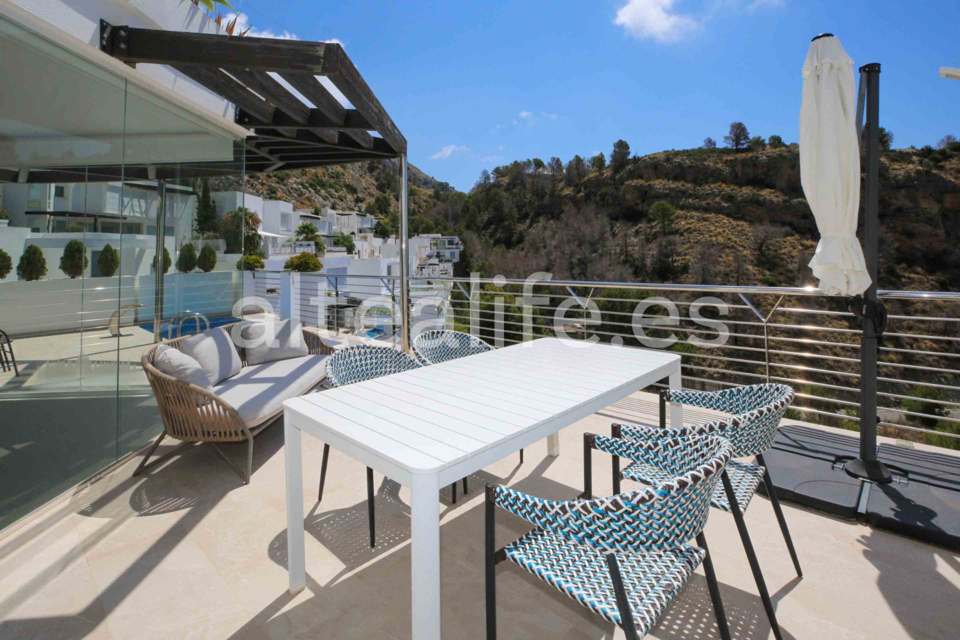 Terrace of House or chalet for sale in Altea  with Air Conditioner, Terrace and Storage room
