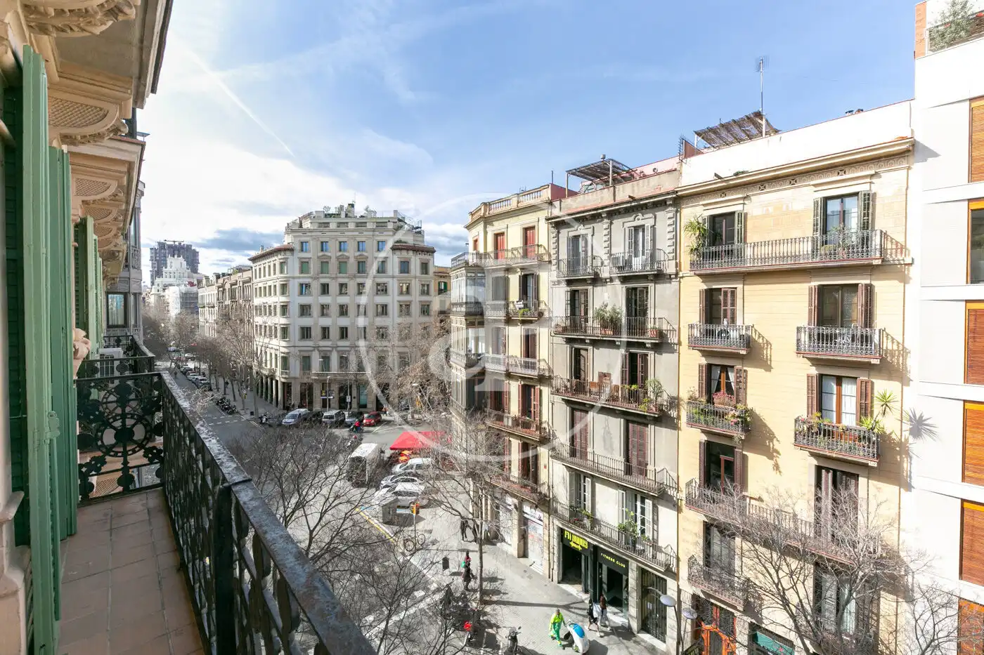 Vista exterior de Piso de alquiler en Barcelona con Aire acondicionado, Calefacción y Amueblado