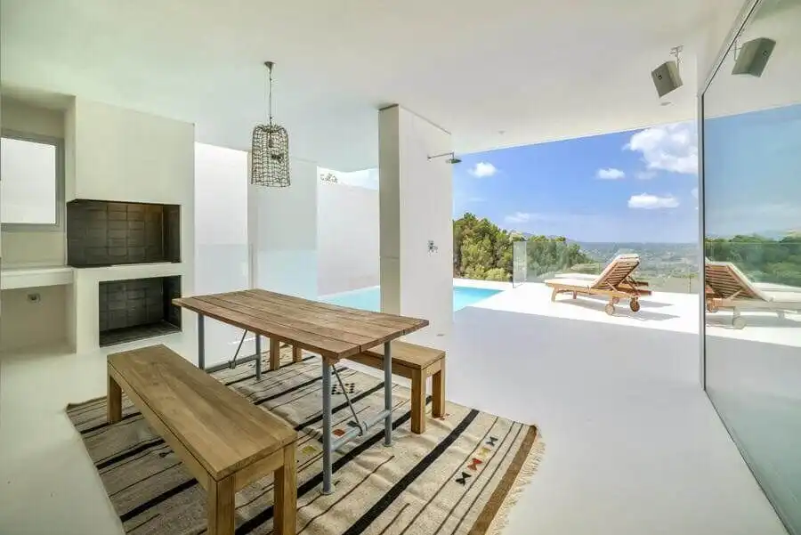 Terraza de Casa o chalet en venta en Benidorm con Aire acondicionado, Jardín privado y Terraza