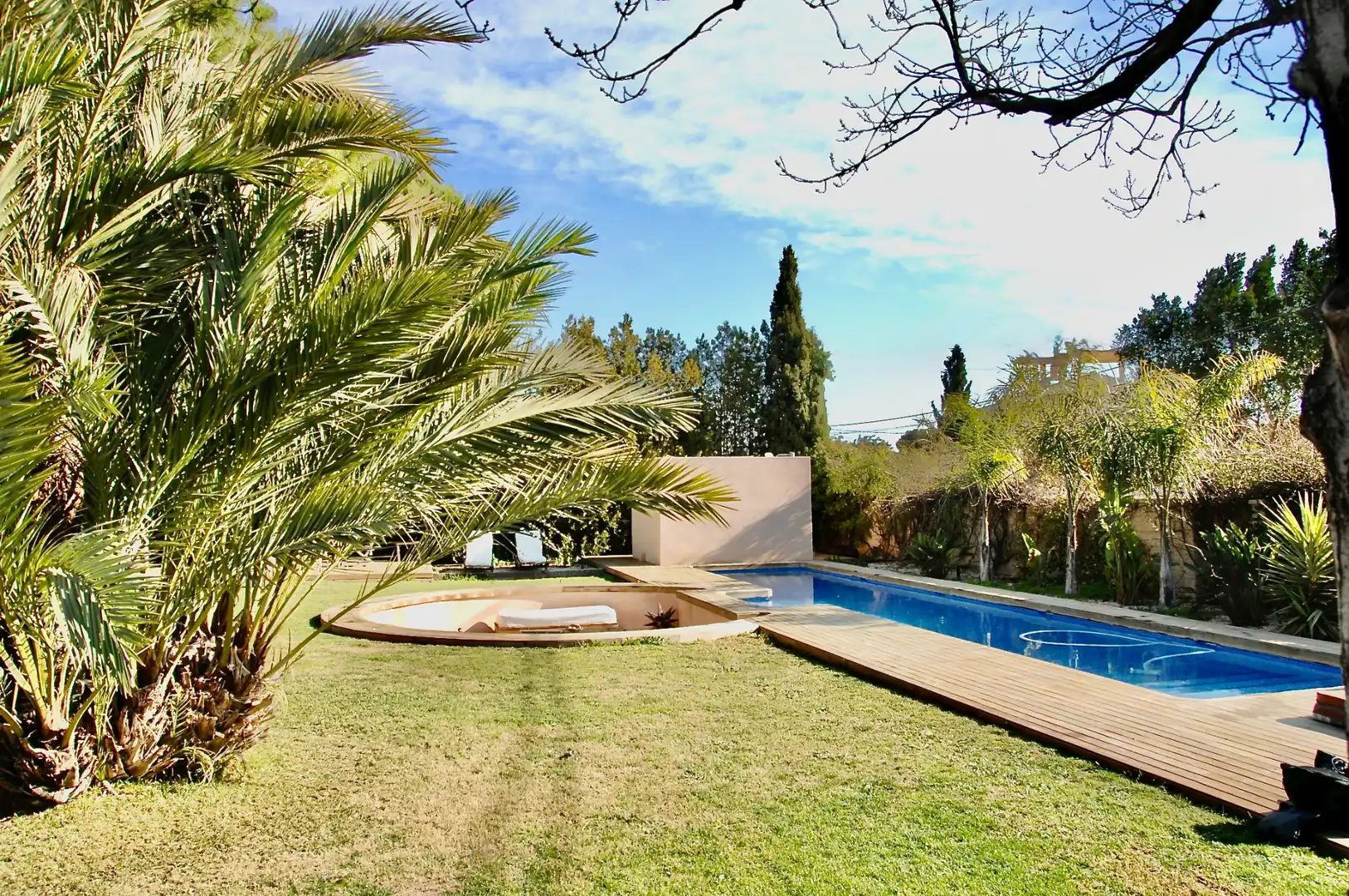 Piscina de Casa o xalet en venda en Alicante / Alacant amb Aire condicionat, Calefacció i Jardí privat