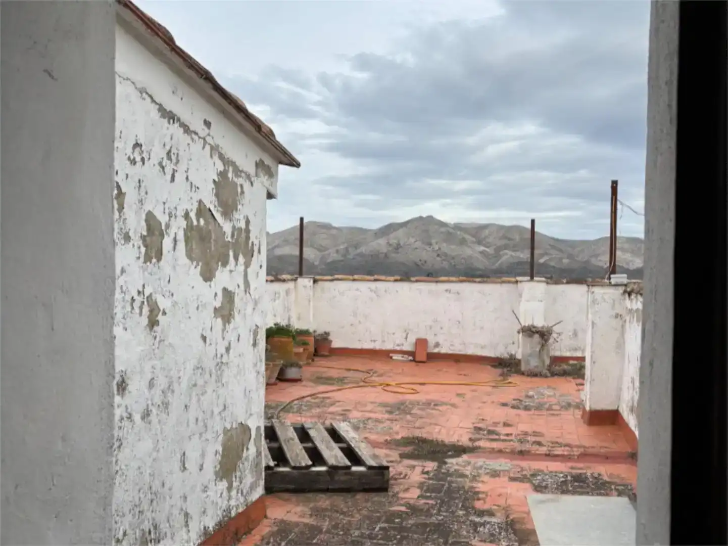 Terraza de Casa adosada en venta en La Vall d'Alcalà, Alicante