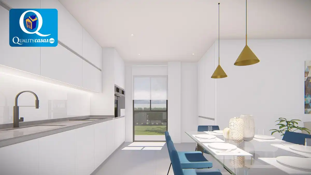 Cocina de Piso en venta en Villajoyosa / La Vila Joiosa con Terraza