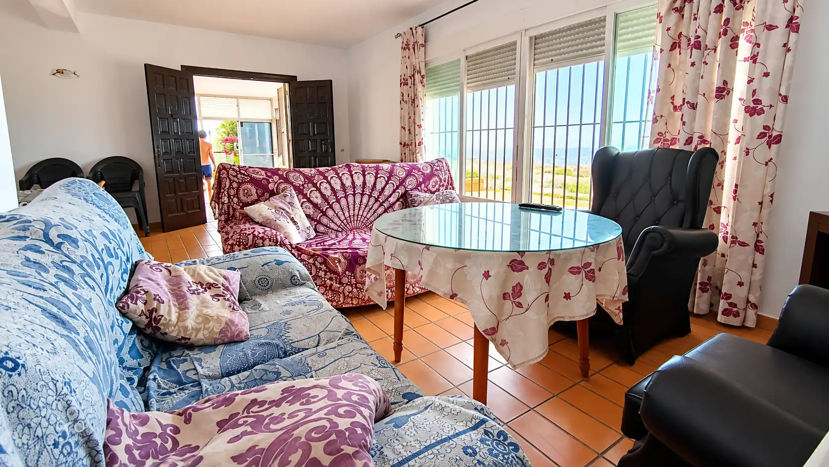 Living room of Houses for sale in Punta Umbría  with Private garden, Terrace and Furnished