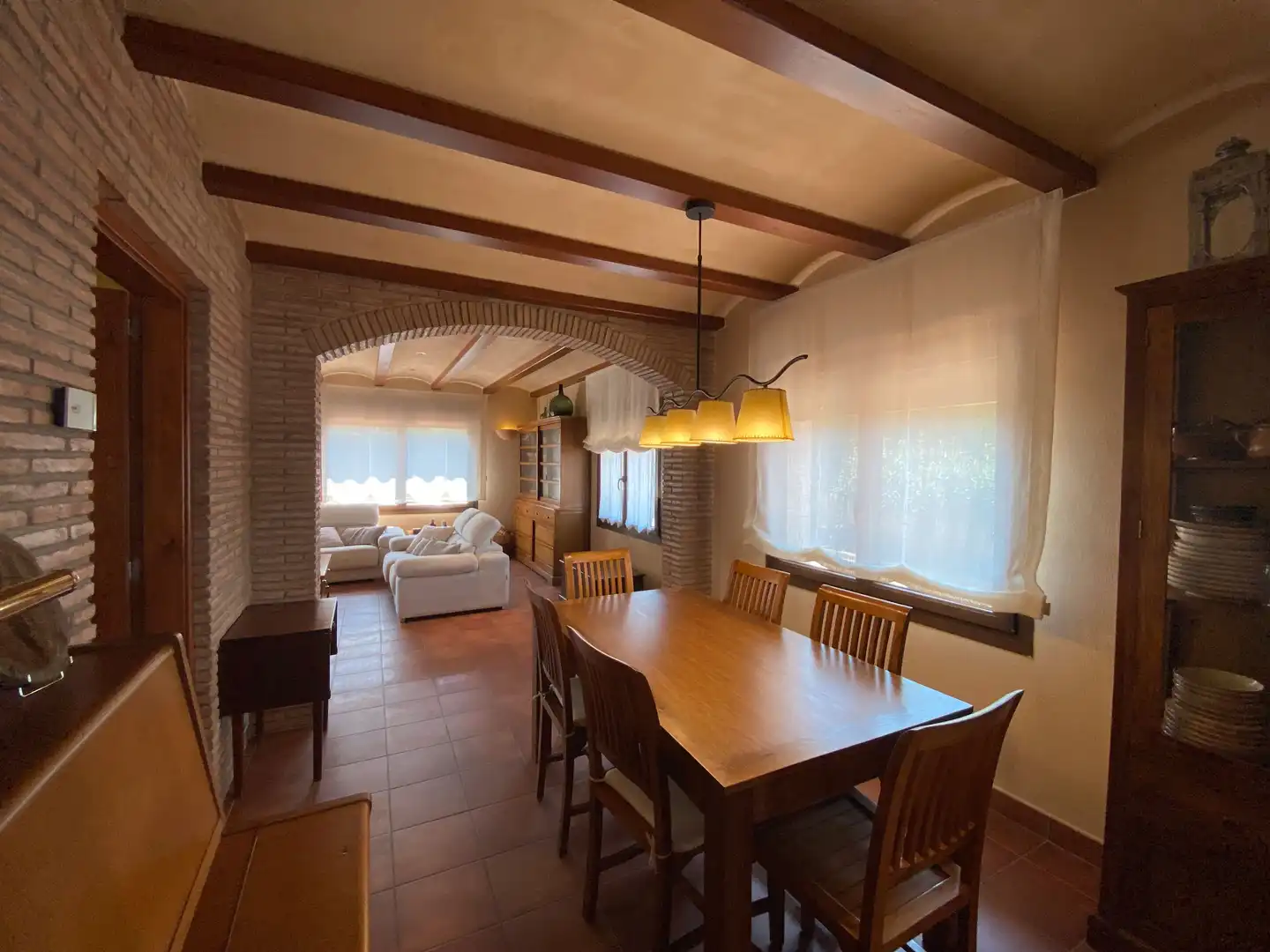 Comedor de Casa o chalet en venta en Mont-ras con Aire acondicionado, Calefacción y Jardín privado