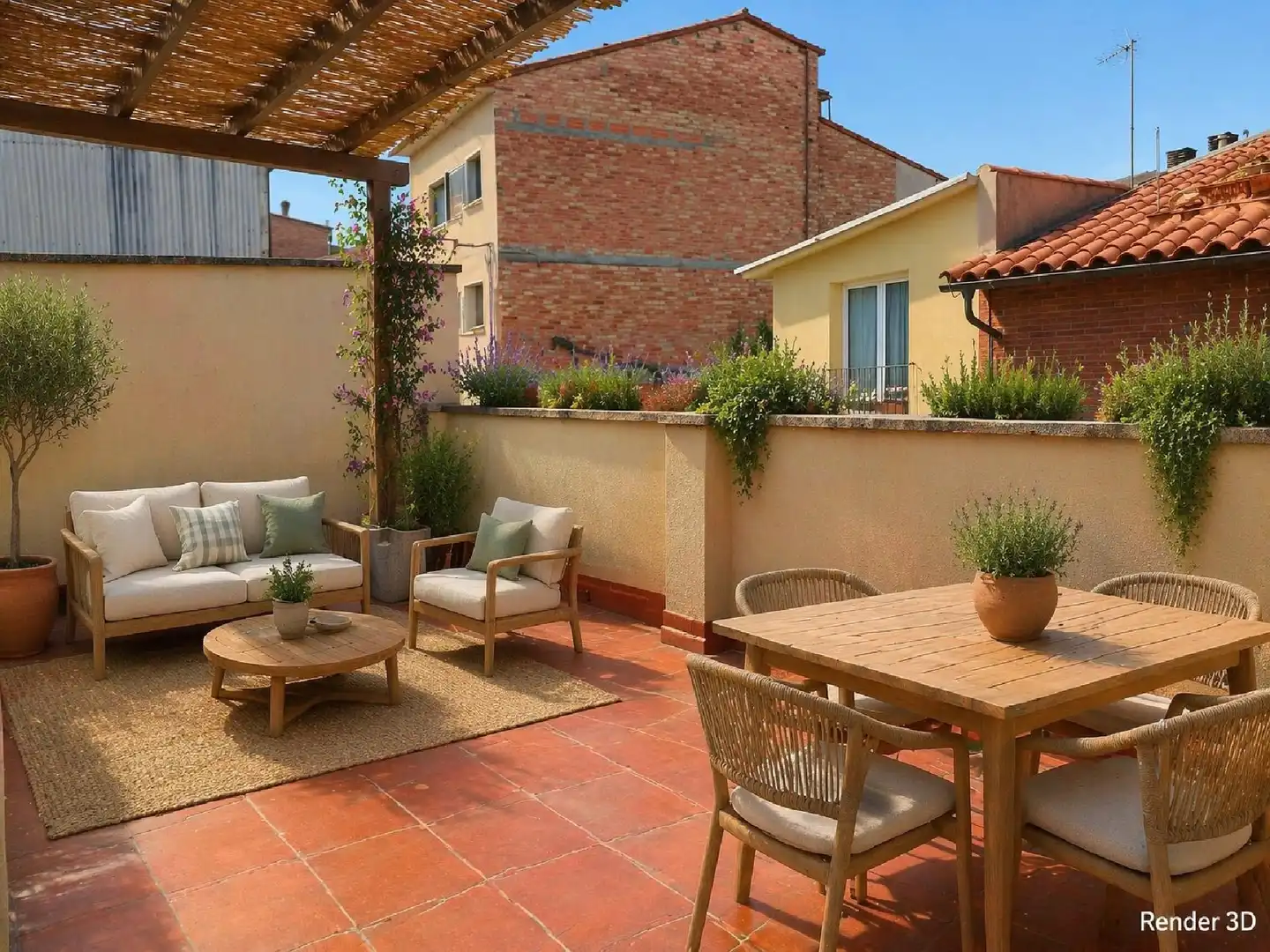 Terrace of Duplexes for sale in Tona  with Terrace