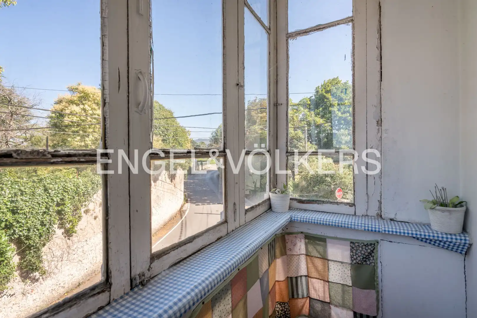 Balcony of Houses for sale in Gijón   with Heating and Parquet flooring