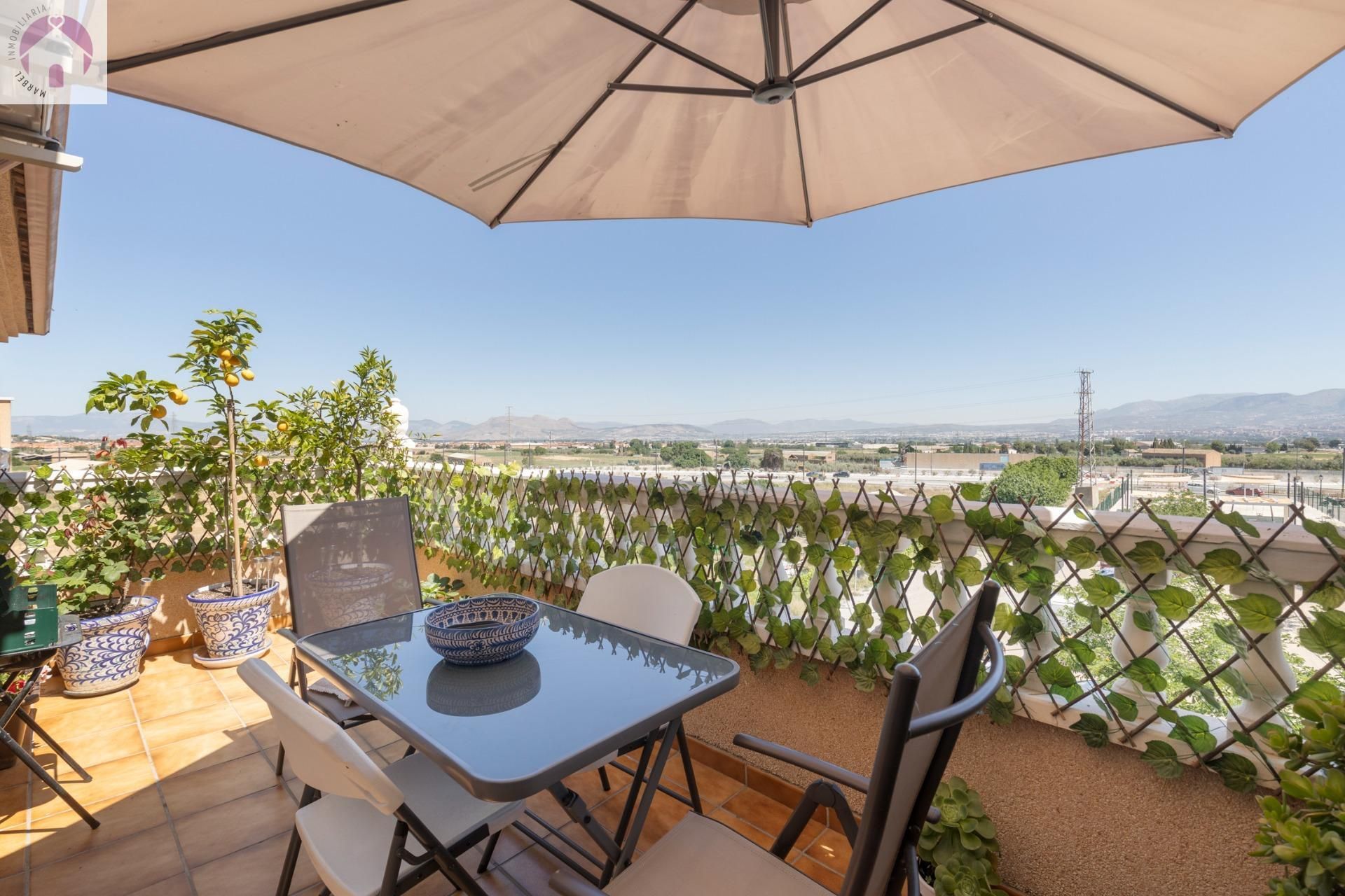 Terrasse von Wohnung zum verkauf in Las Gabias mit Klimaanlage, Terrasse und Abstellraum