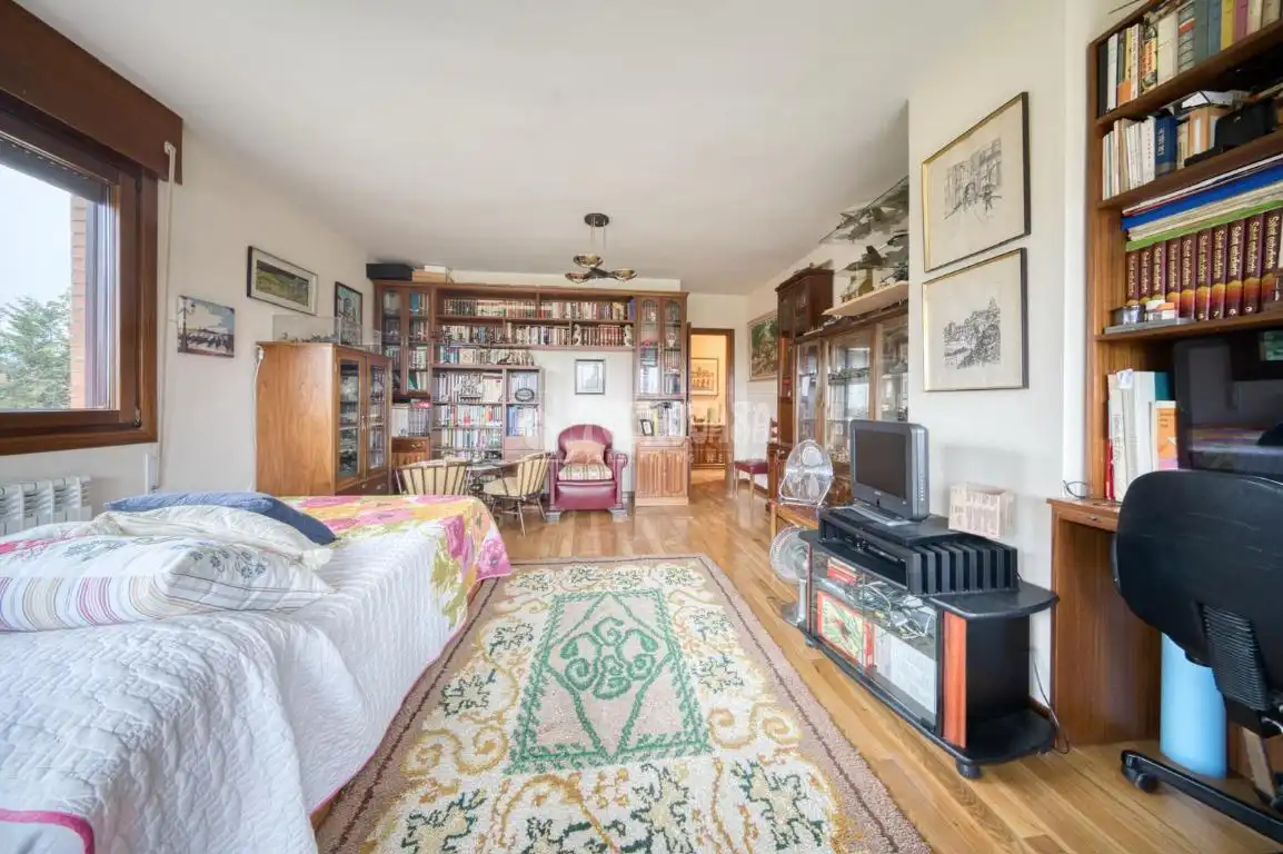 Sala de estar de Casa o chalet en venta en Trigueros del Valle con Calefacción, Jardín privado y Piscina