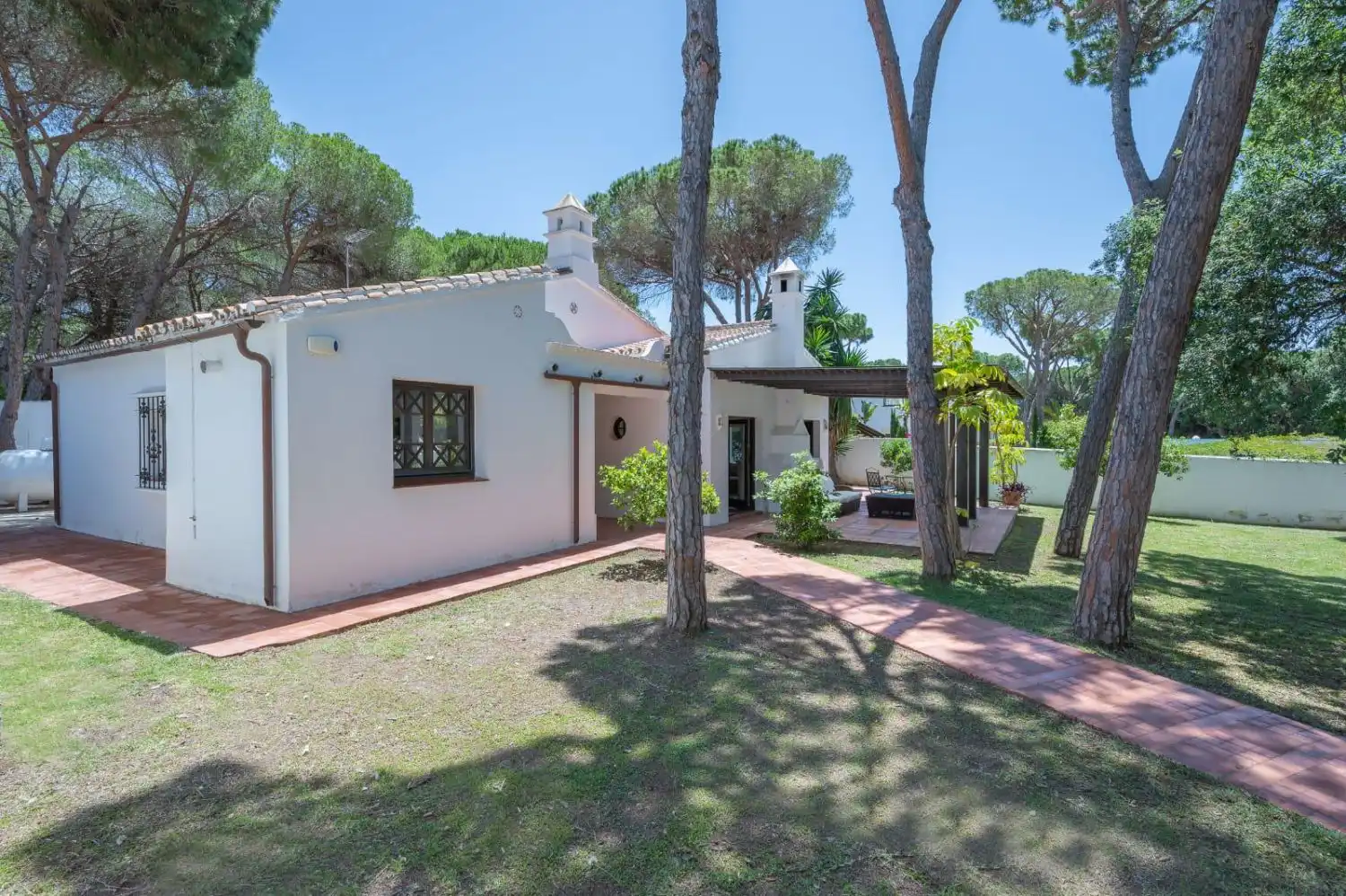 Jardí de Casa o xalet de lloguer en Marbella amb Aire condicionat