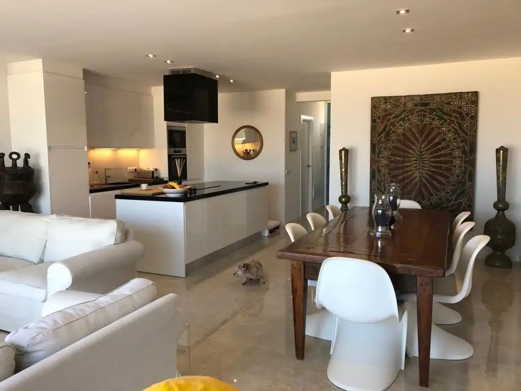 Dining room of Detached homes for sale in Sant Josep de sa Talaia  with Air Conditioner, Heating and Private garden