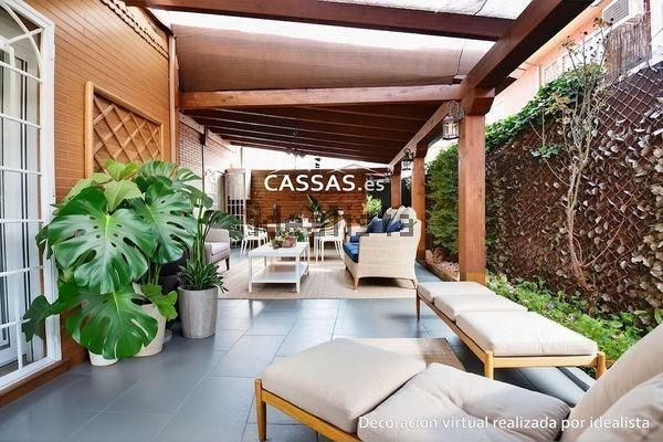 Terrace of Single-family semi-detached for sale in Torrejón de Ardoz  with Air Conditioner, Heating and Parquet flooring