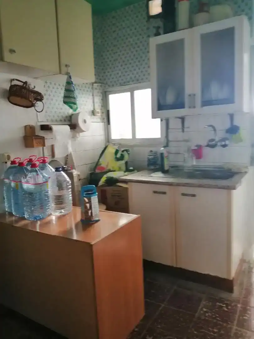 Cuina de Casa adosada en venda en Almería amb Moblat, Rentadora i Microones