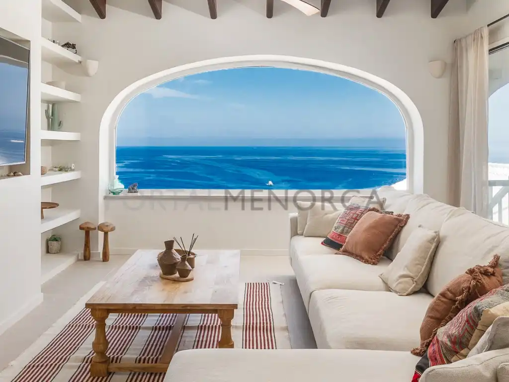 Sala d'estar de Casa o xalet en venda en Ciutadella de Menorca amb Piscina