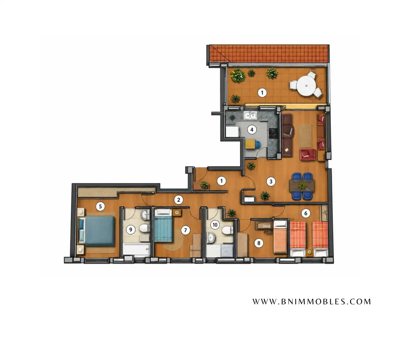 Penthouse with lift for sale in Nord-oest, imagen 38