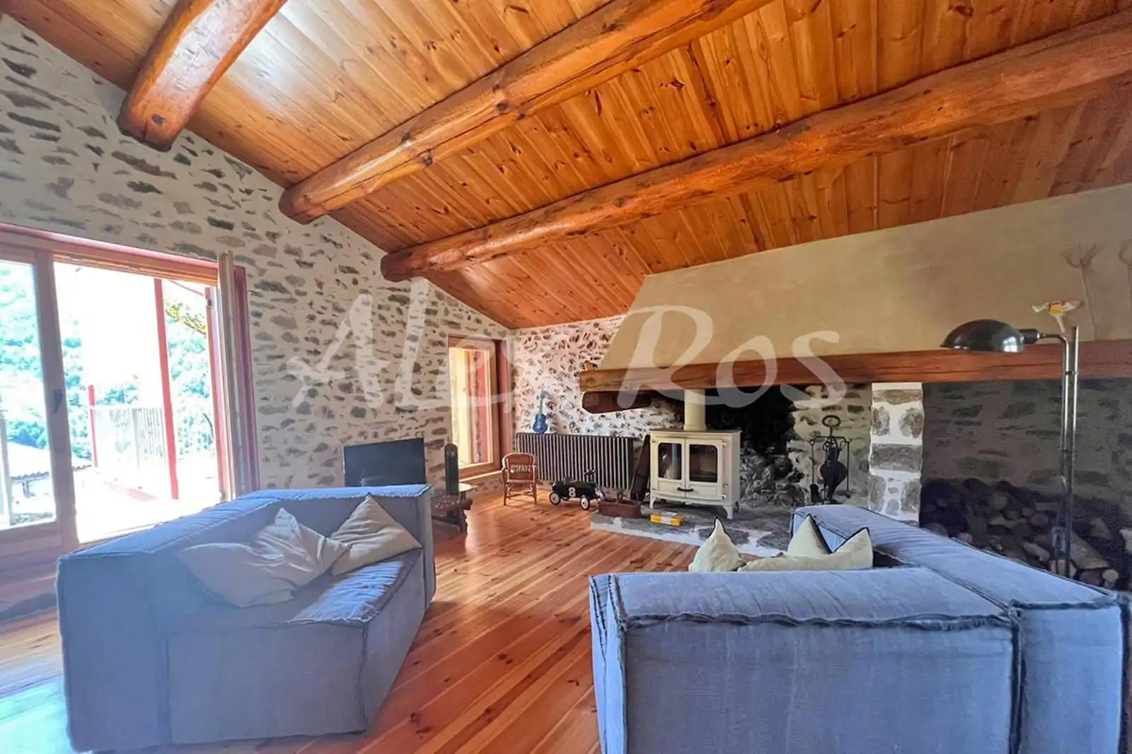 Sala de estar de Casa o chalet en venta en Arsèguel con Jardín privado y Terraza