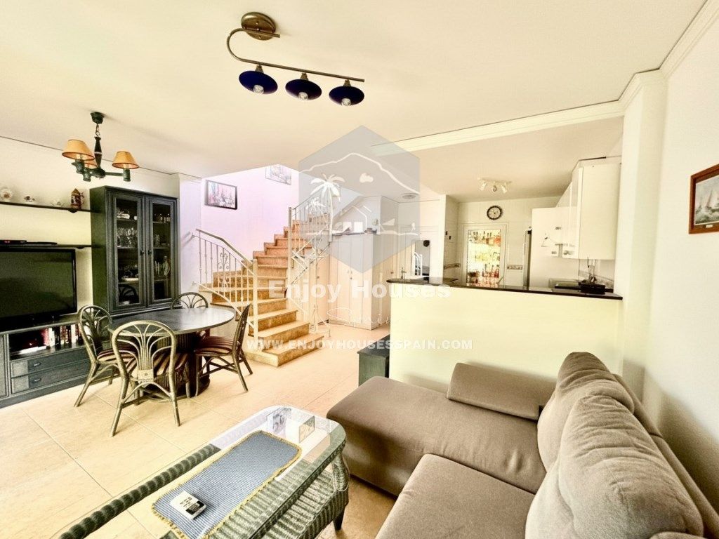 Sala de estar de Casa adosada en venta en Els Poblets